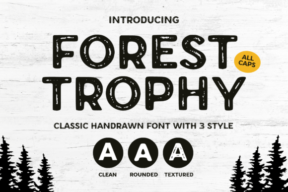 Forest Trophy: The Vintage Font for Outdoor Branding