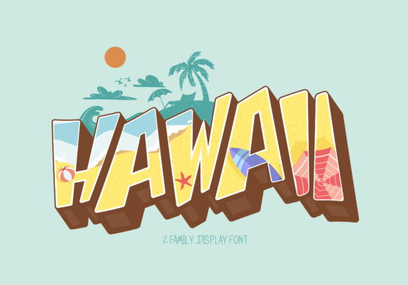 Hawaii Font: A Bold, Quirky Choice for Modern Design