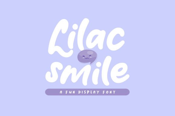 Lilac Smile: A Playful Font for Creative Designs