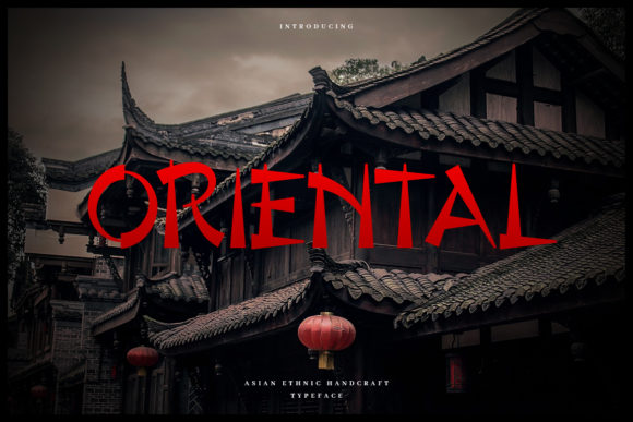 Oriental: A Bold Display Font for Impactful Design