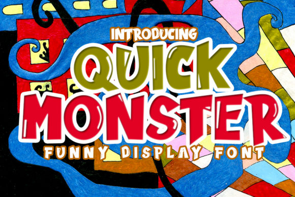 Quick Monster: A Playful Font for Creative Projects